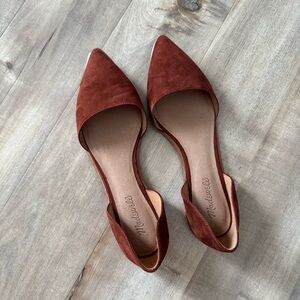 Madewell D'orsay Suede Flats